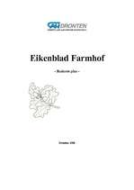 Üzleti tervek 'Eikenblad Farmhof', 1.                