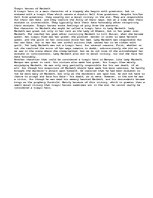 Esszék 'The Tragic Heroes of Macbeth: This essay presents two characters other than Macb', 1.