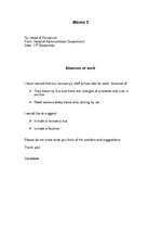 Minták 'Seven Memos', 3.                