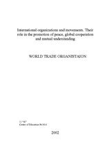 Kutatási anyagok 'World Trade Organization', 1.                