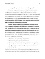 Kutatási anyagok 'Contingency Theory - the Most Important Theory in Management Today', 2.                