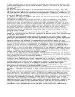 Esszék 'Organizational Structure', 1.                