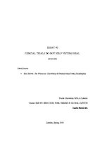 Esszék 'Judical Trials do not Help Victims Heal', 1.                
