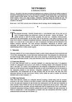 Kutatási anyagok 'Networks', 1.                