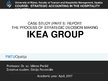 Prezentációk 'The Process of Strategic Decision Making. "IKEA Group"', 1.                