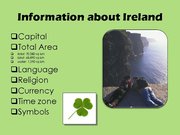 Prezentációk 'Tourism in Ireland', 2.                