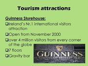 Prezentációk 'Tourism in Ireland', 14.                