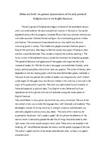 Esszék 'Defoe and Swift - the Greatest Representatives of the Early Period of Enlightenm', 1.                