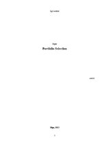 Kutatási anyagok 'Portfolio Selection', 1.                