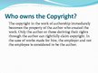 Prezentációk 'Copyright Issues in Different Fields', 4.                