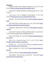 Kutatási anyagok 'The Peculiarities of English in 16th Century', 31.                