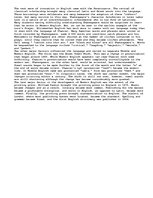 Esszék 'Early Modern English (1500-1800)', 1.                