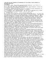 Esszék 'What Are the Main Strengths and Weaknesses of the Rational Choice Approach to Re', 1.                