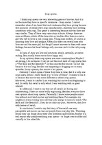 Esszék 'Soap Operas', 1.                