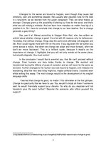 Esszék 'Changes', 3.                