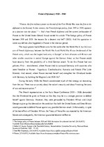 Kutatási anyagok 'French Diplomacy 1920-1940', 1.                