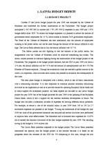 Kutatási anyagok 'Do We Have to Worry About Latvian Budget Deficit in 2009?', 4.                
