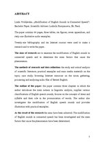 Záródolgozatok 'Modification of English Sounds in Connected Speech', 5.                