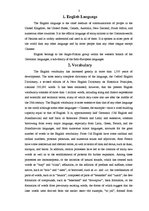 Kutatási anyagok 'English Language', 3.                