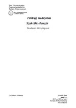 Összefoglalók, jegyzetek 'Szakkcikkelemzés', 1.                