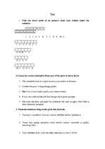 Összefoglalók, jegyzetek 'Test in Text Analysis about Animals', 1.                