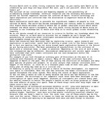 Esszék 'Space Exploration', 1.                