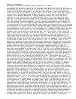 Esszék 'English: Shakespeare: Shakespeare the Feminist? Taming of the shrew', 1.                