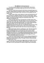 Esszék 'The Different World and Me in It', 1.                