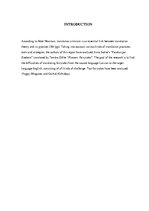 Kutatási anyagok 'Translation Analysis', 1.                