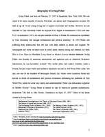 Kutatási anyagok 'Irving Fisher', 2.                