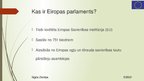 Prezentációk 'European Parliament. Eiropas Parlaments', 3.                
