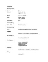 Minták 'Curriculum Vitae vācu valodā', 1.                