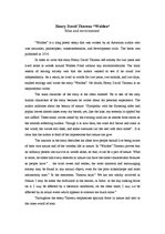 Esszék 'Henry David Thoreau "Walden". Man and Environment', 1.                