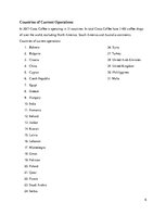 Üzleti tervek 'Costa Coffee Business Analysis', 6.                