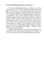 Esszék 'The Latvian Ethnographic Open - air Museum', 1.                