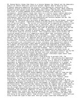 Esszék 'Tensions between the Liberals and Democrats', 1.                