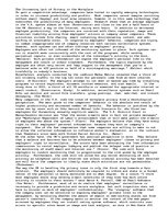 Esszék 'The Increasing Lack of Privacy in the Workplace', 1.                