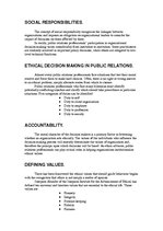 Kutatási anyagok 'The Public Relations Professional', 2.                