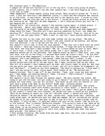 Esszék 'The islanders part 3: the beginnging', 1.                