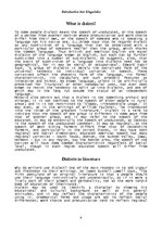 Kutatási anyagok 'English Language Dialects', 6.                