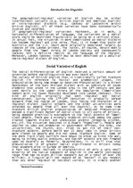 Kutatási anyagok 'English Language Dialects', 8.                