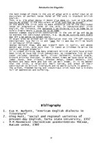 Kutatási anyagok 'English Language Dialects', 19.                