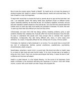 Esszék 'Health', 1.                