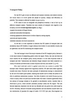 Kutatási anyagok 'The EU Transport and Environmental Policy', 3.                