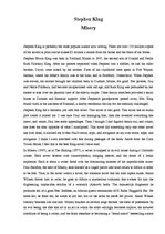 Esszék 'Stephen KingMisery', 1.                