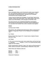 Összefoglalók, jegyzetek 'Litareturverzeichnis', 1.                