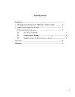 Kutatási anyagok 'Linguo-Stylistic Analysis of Charles Dickens "The Mystery of Edwin Drood"', 2.                