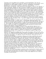 Esszék 'This Is about the Early Perspectives of Psychology', 1.                