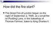 Prezentációk 'The Great Fire of London', 2.                