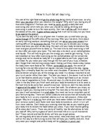 Esszék 'How to Burn Fat All Day Long', 1.                